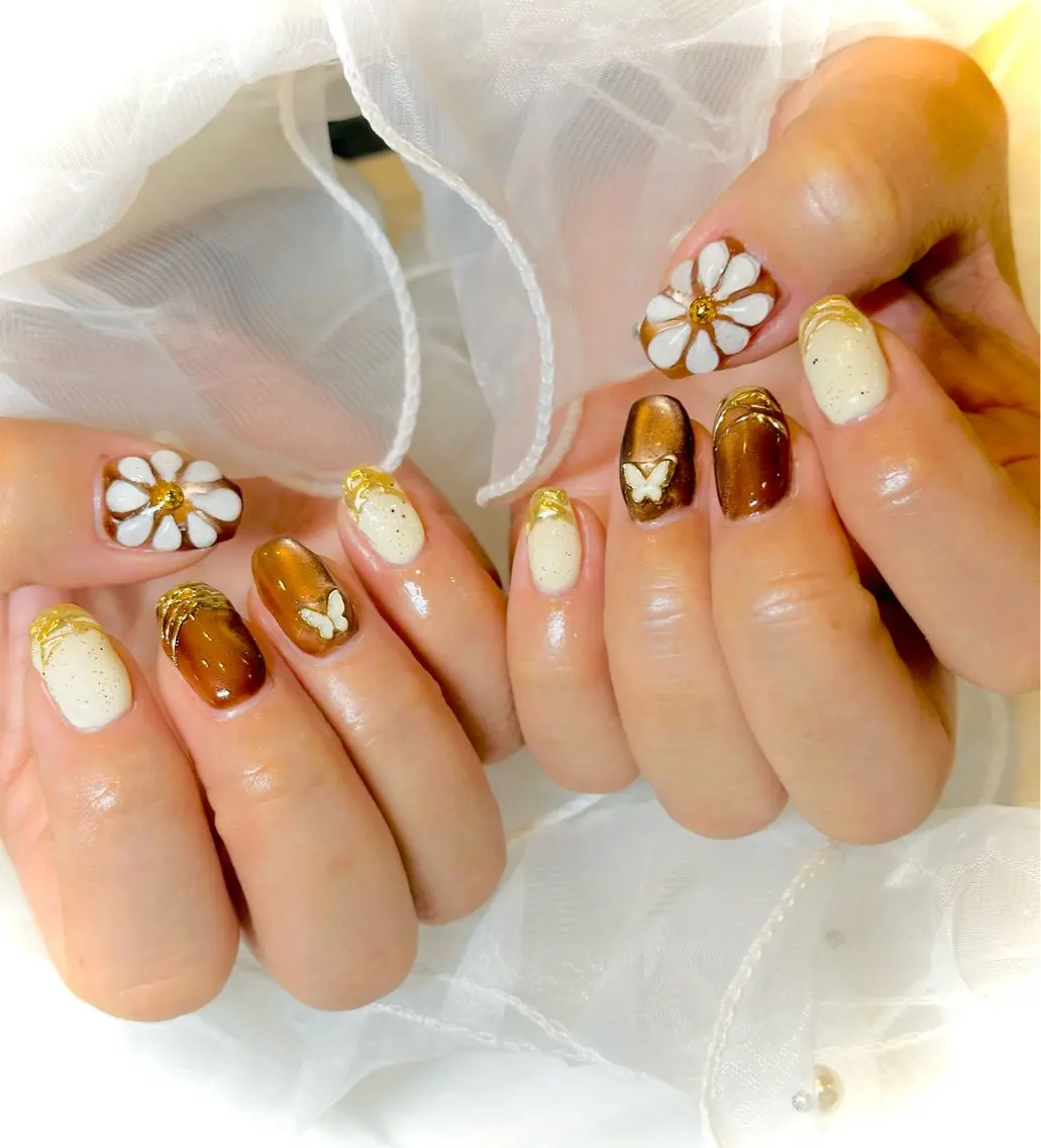 ネイル ハンドネイル 田端 笑理菜のネイルデザイン