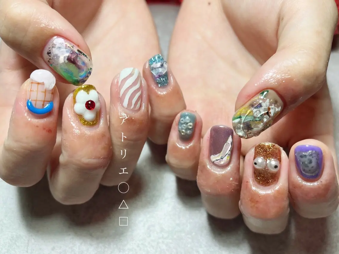 ネイル ハンドネイル アトリエ ○△□のネイルデザイン