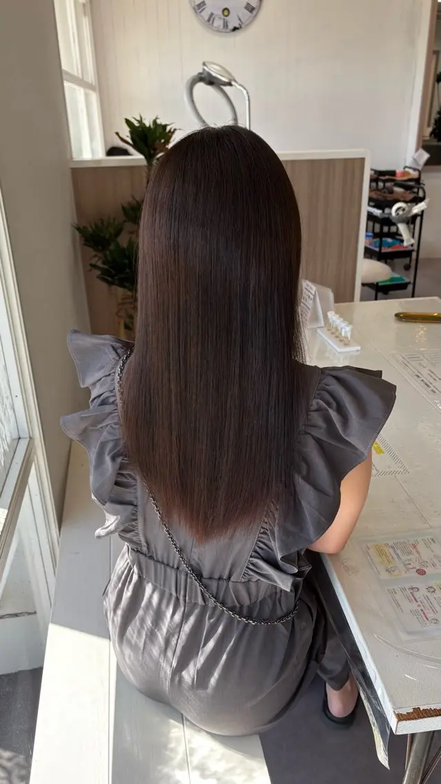 ロング 高橋 真歩のヘアスタイル