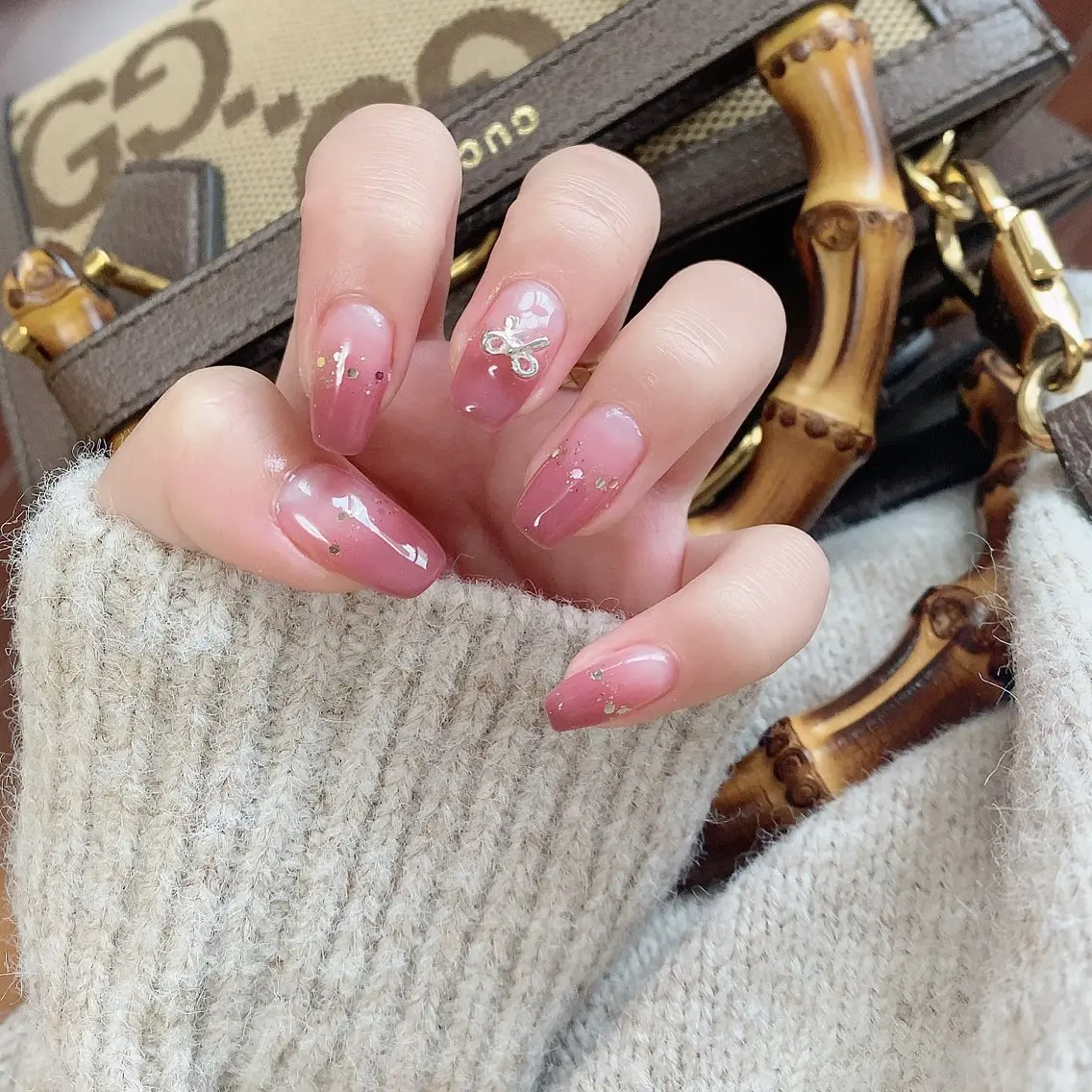 ネイル ハンドネイル 西大分S.Nail 𓏲⋆🪸.⋆⸜🫧のネイルデザイン