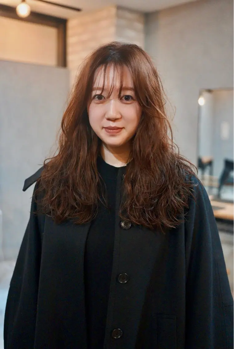 ロング パーマ Basis 田口豪司のヘアスタイル