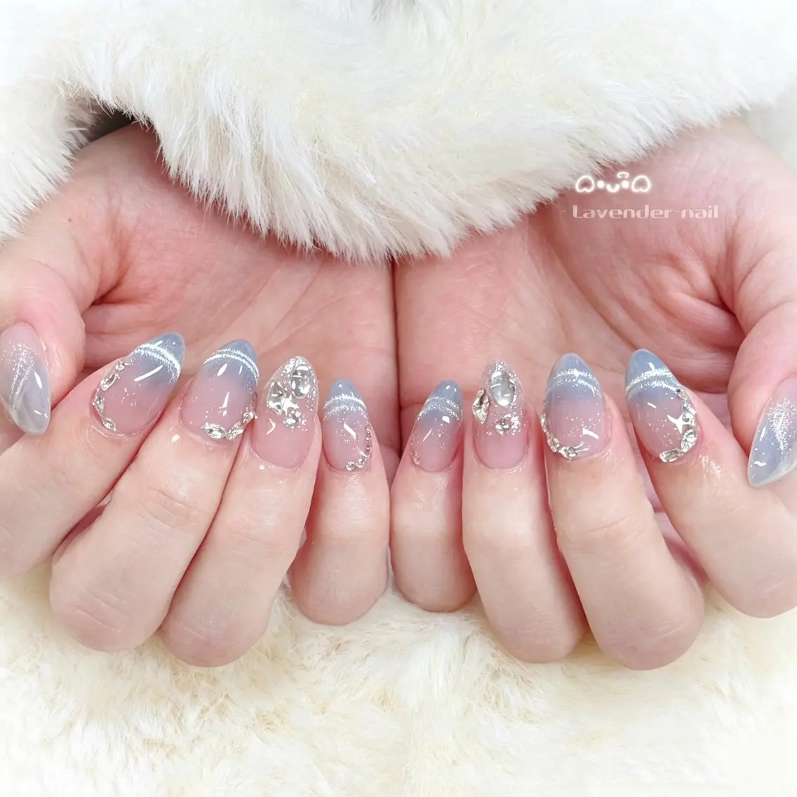 ネイル ハンドネイル Lavender nail·中島公園のネイルデザイン