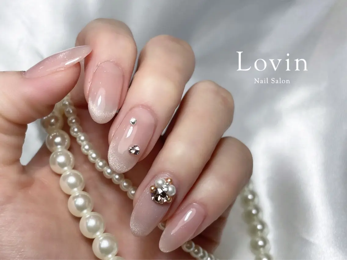 ネイル ジェルネイル マグネットネイル オフィスネイル パラジェル k-two nailのネイルデザイン