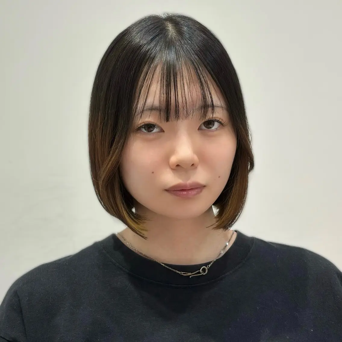 ショート ボブ 韓国風ヘア 後藤 瑠菜のヘアスタイル