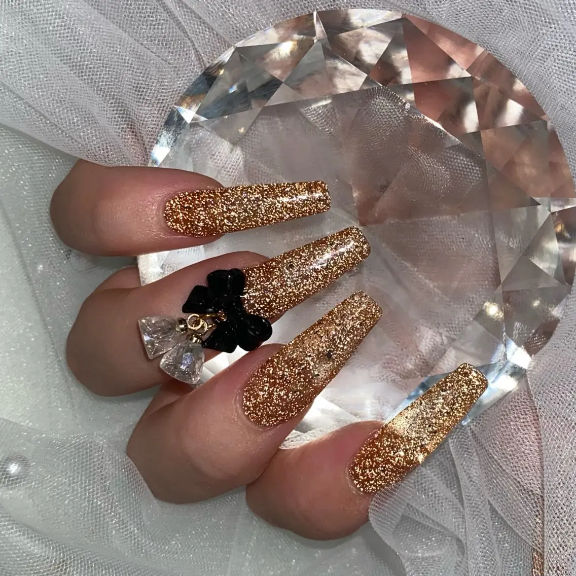 ネイル フラッシュネイル ロングネイル PON nailのネイルデザイン