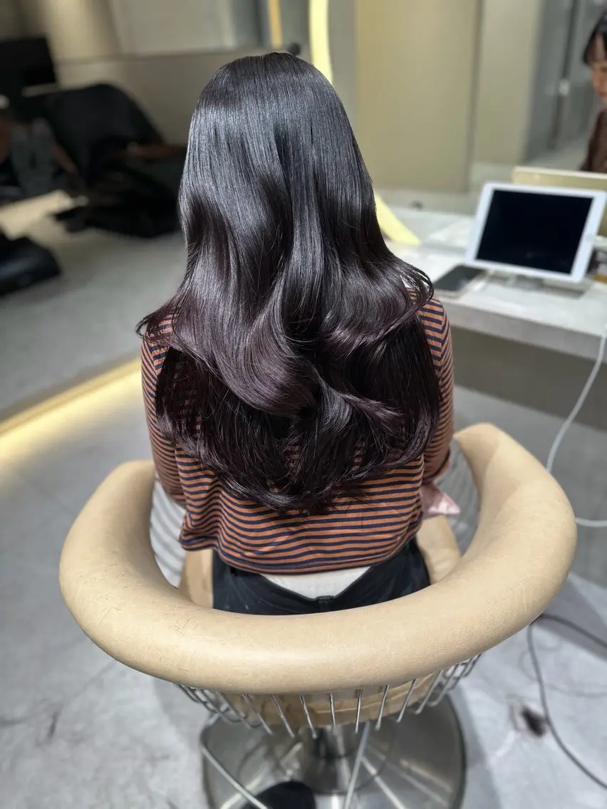 ロング カラー カット ヘアカラー トリートメント 《髪質改善✖️オリー ブ🧸》小嶋拓也のヘアスタイル