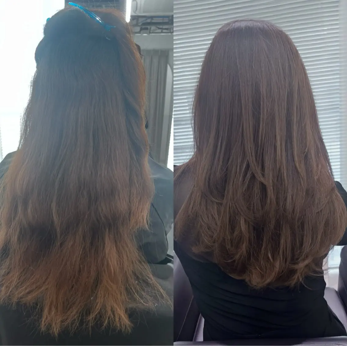 ロング 縮毛矯正 ヘアカラー 縮毛矯正 トリートメント 小野 ふみこのヘアスタイル