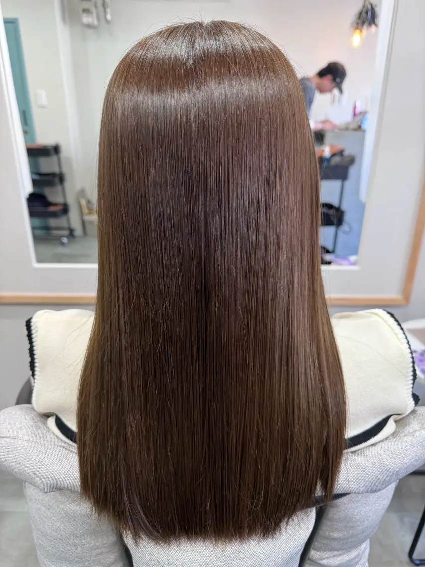 セミロング カラー ヘアカラー トリートメント 鈴木 千尋のヘアスタイル