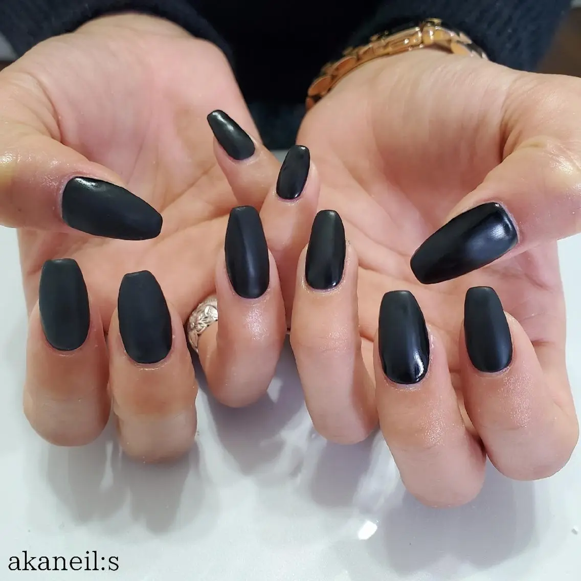 ネイル マットネイル 【akaneils】 アカネのネイルデザイン