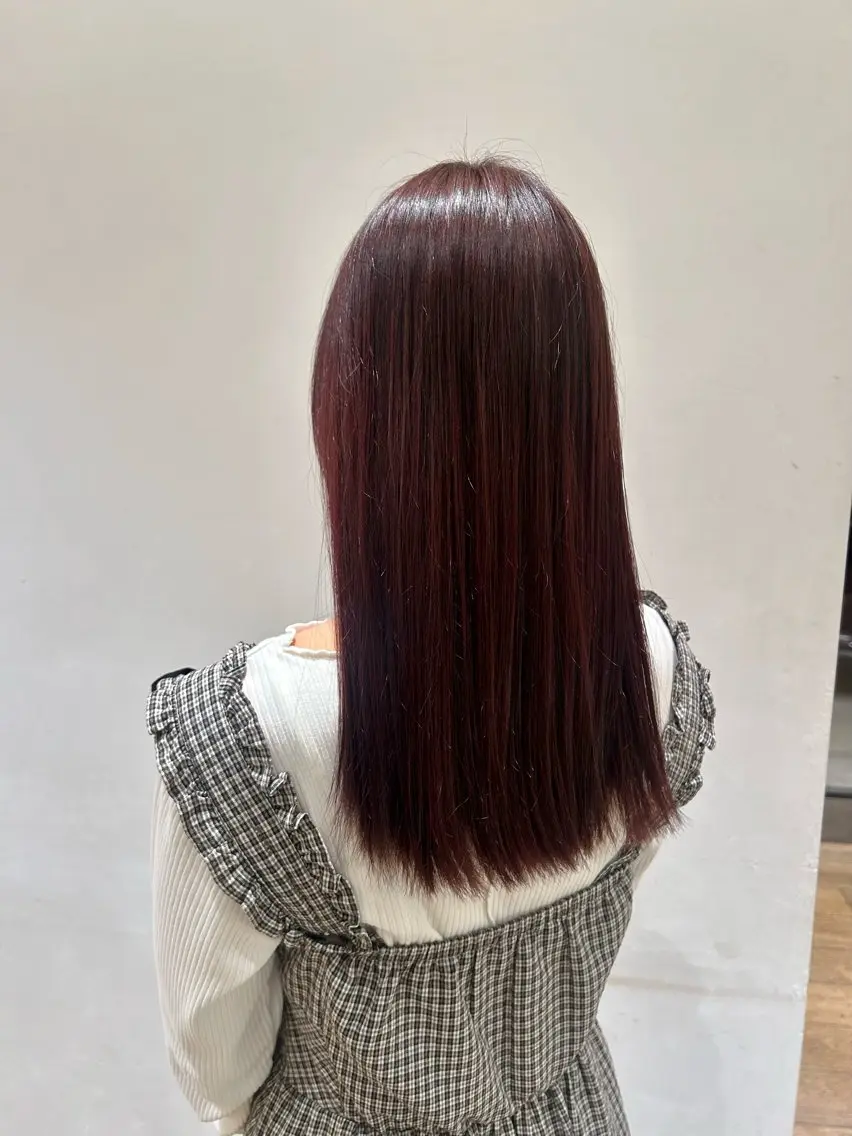 暖色ヘアカラー🍒🎶の写真