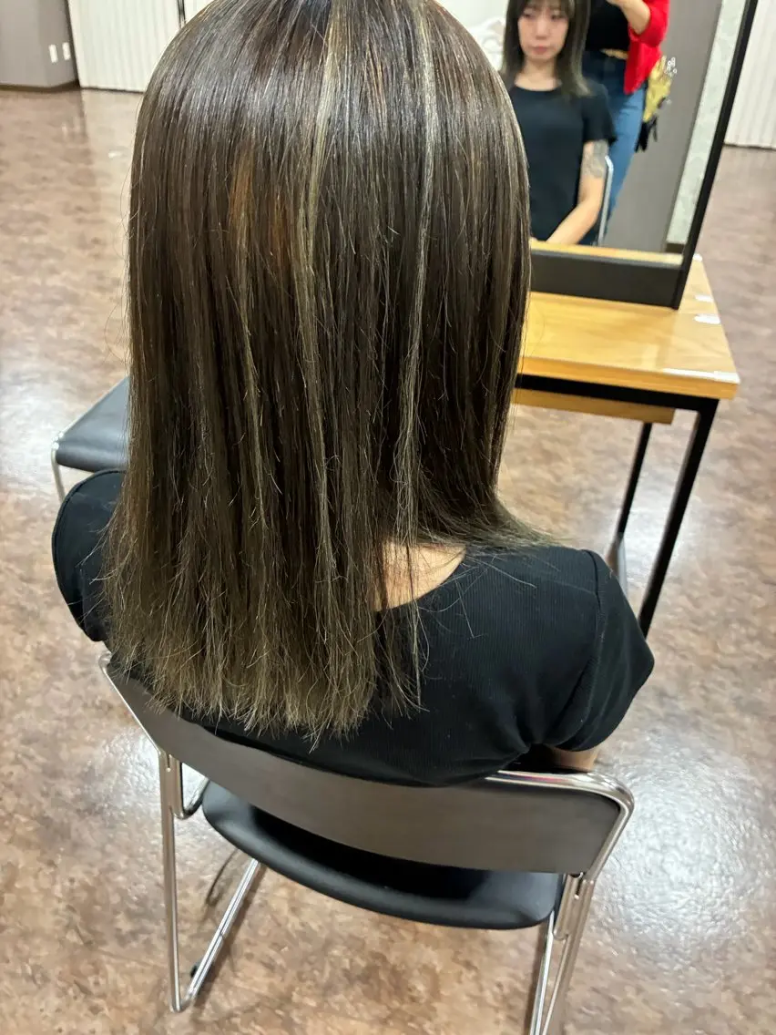 ロング 田中 和葉のヘアスタイル