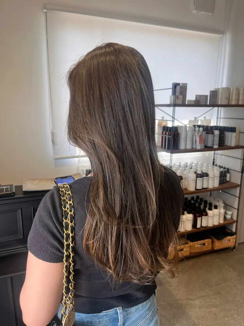 ロング カット ヘアカラー トリートメント 堀越 エリのヘアスタイル