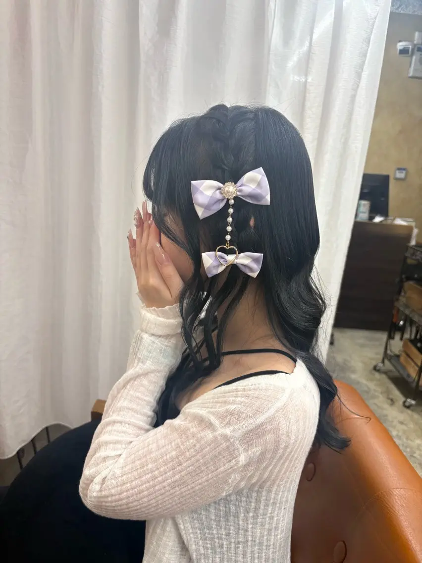 ロング ヘアセット Retsu /UniQのヘアスタイル