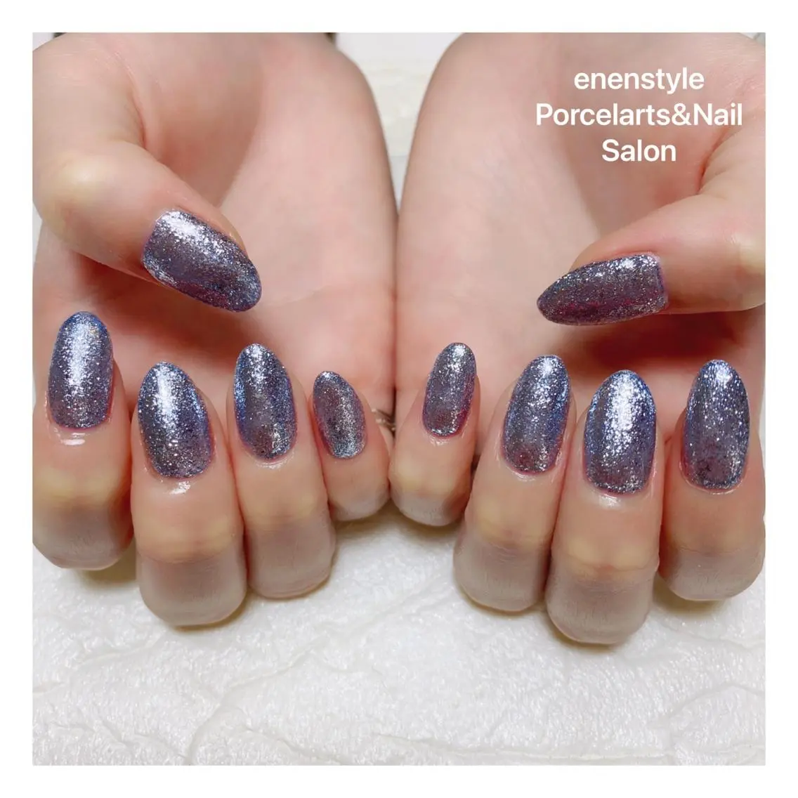 ミディアム ネイル 🐾enen style 🐾のネイルデザイン