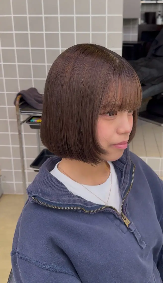 ロング ヘアカラー 透明感×うる艶カラー 🍒𝐘𝐮𝐤𝐚のヘアスタイル
