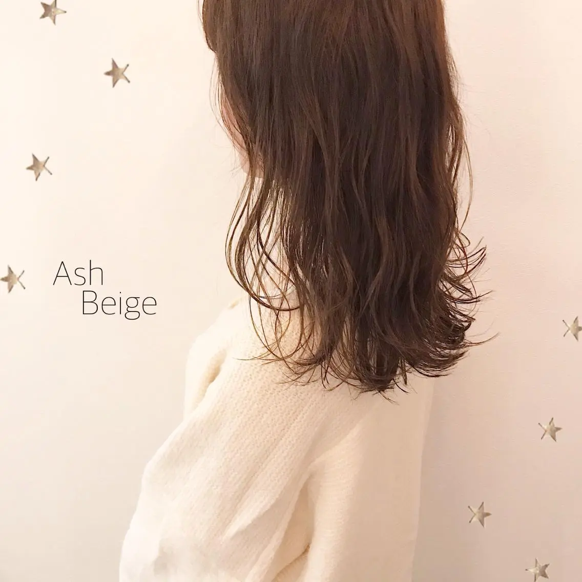 セミロング カラー 市川 千夏のヘアスタイル