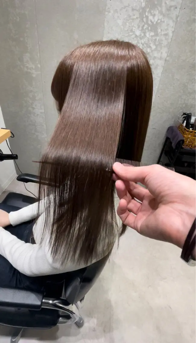 ショート カラー イルミナカラー トリートメント 髪質改善ヘアケア 艶髪特化/上田のヘアスタイル