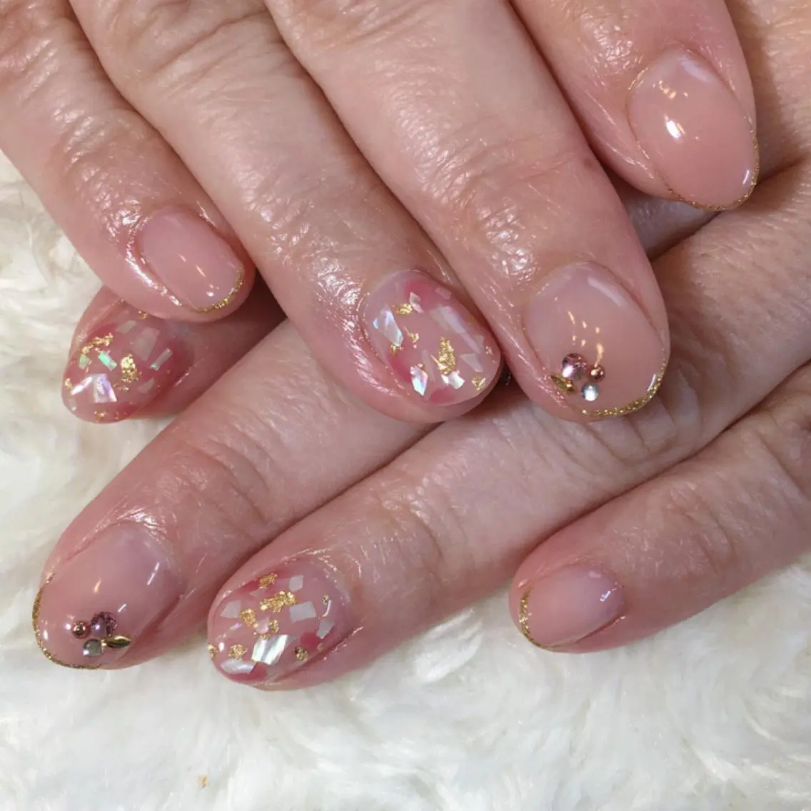 ネイル アートネイル グラデーション ハンドネイル MISAKO nailのネイルデザイン