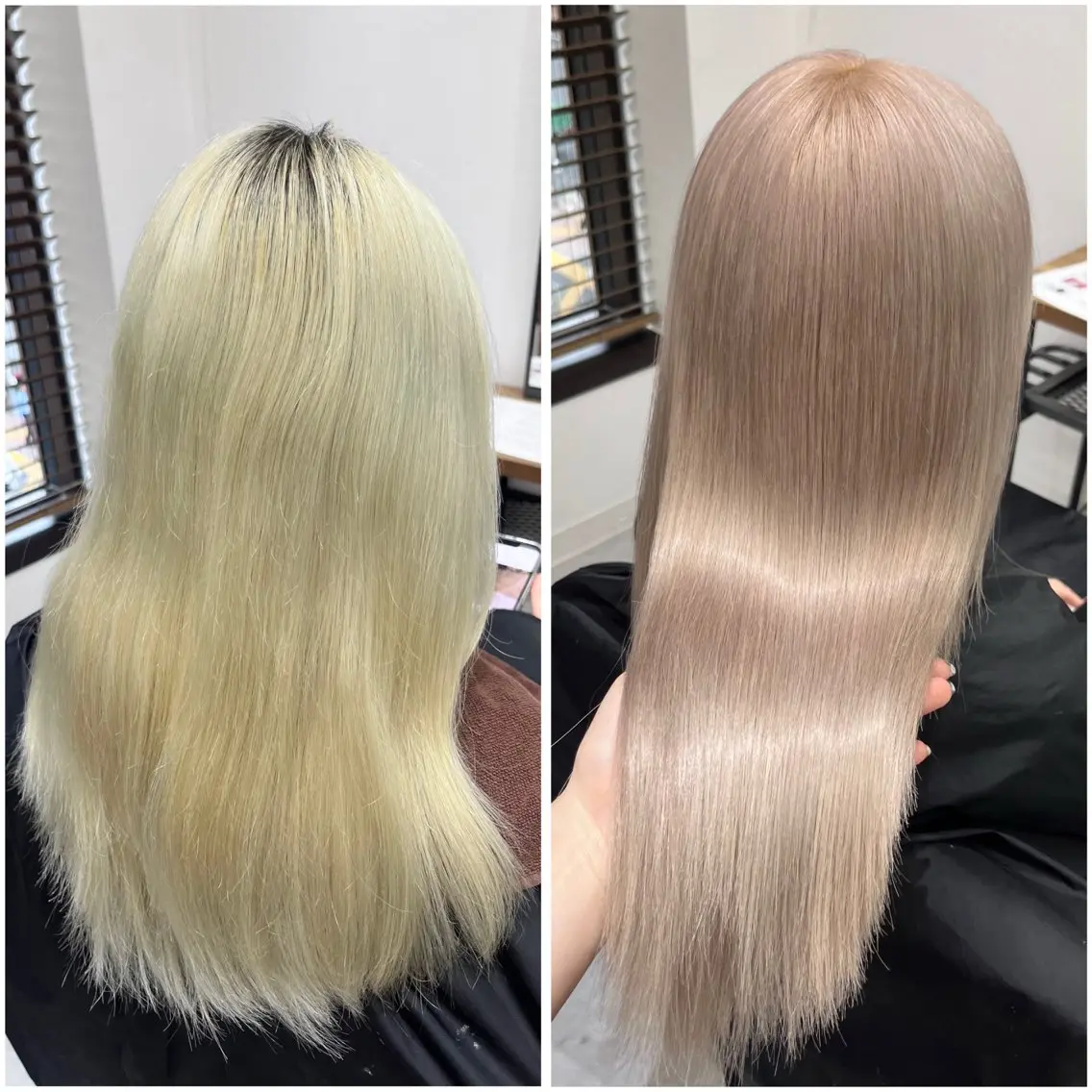 ロング カラー ベージュカラー ホワイトベージュ ヘアカラー トリートメント MAKO ❤️🔥NEXTのヘアスタイル