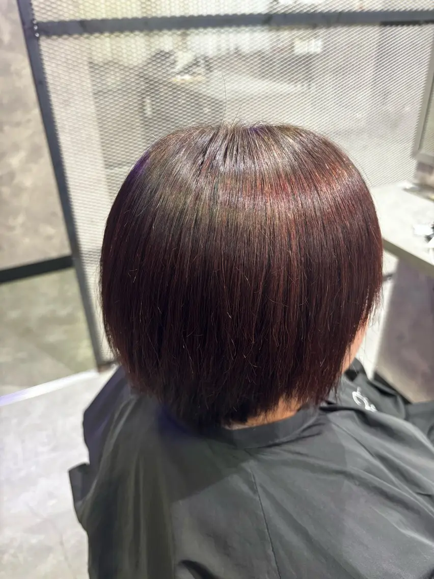 ショート カラー ヘアカラー 齊藤 大稜のヘアスタイル