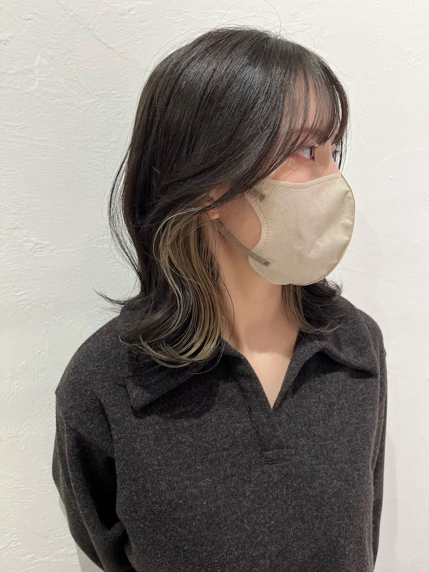 カラー イヤリングカラー FEMMEAREA☆ Amiのヘアスタイル