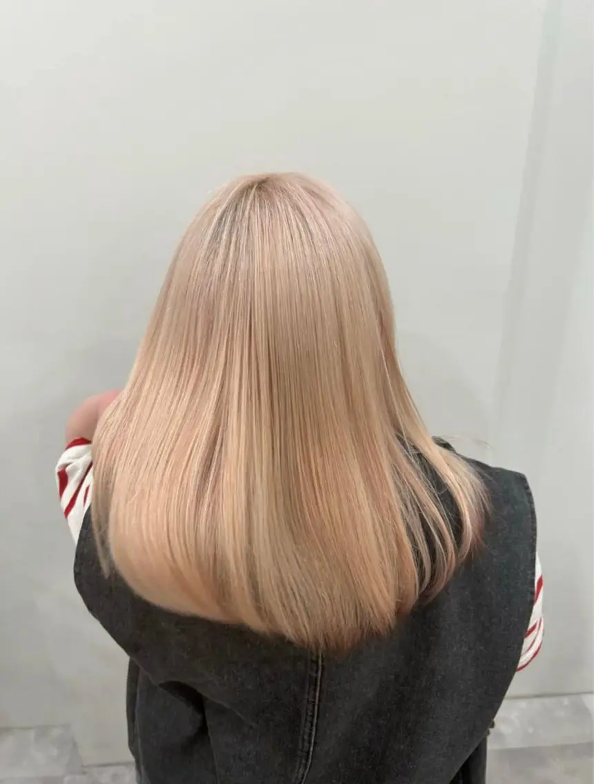 セミロング カラー ヘアアレンジ ヘアカラー トリートメント SHIAN 立川 🍑すずかのヘアスタイル