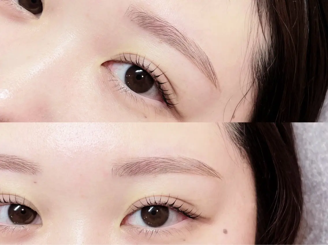 💘垢抜けコース💘アイブロウwax➕眉毛脱色➕まつ毛パーマღコーティング剤💖の写真