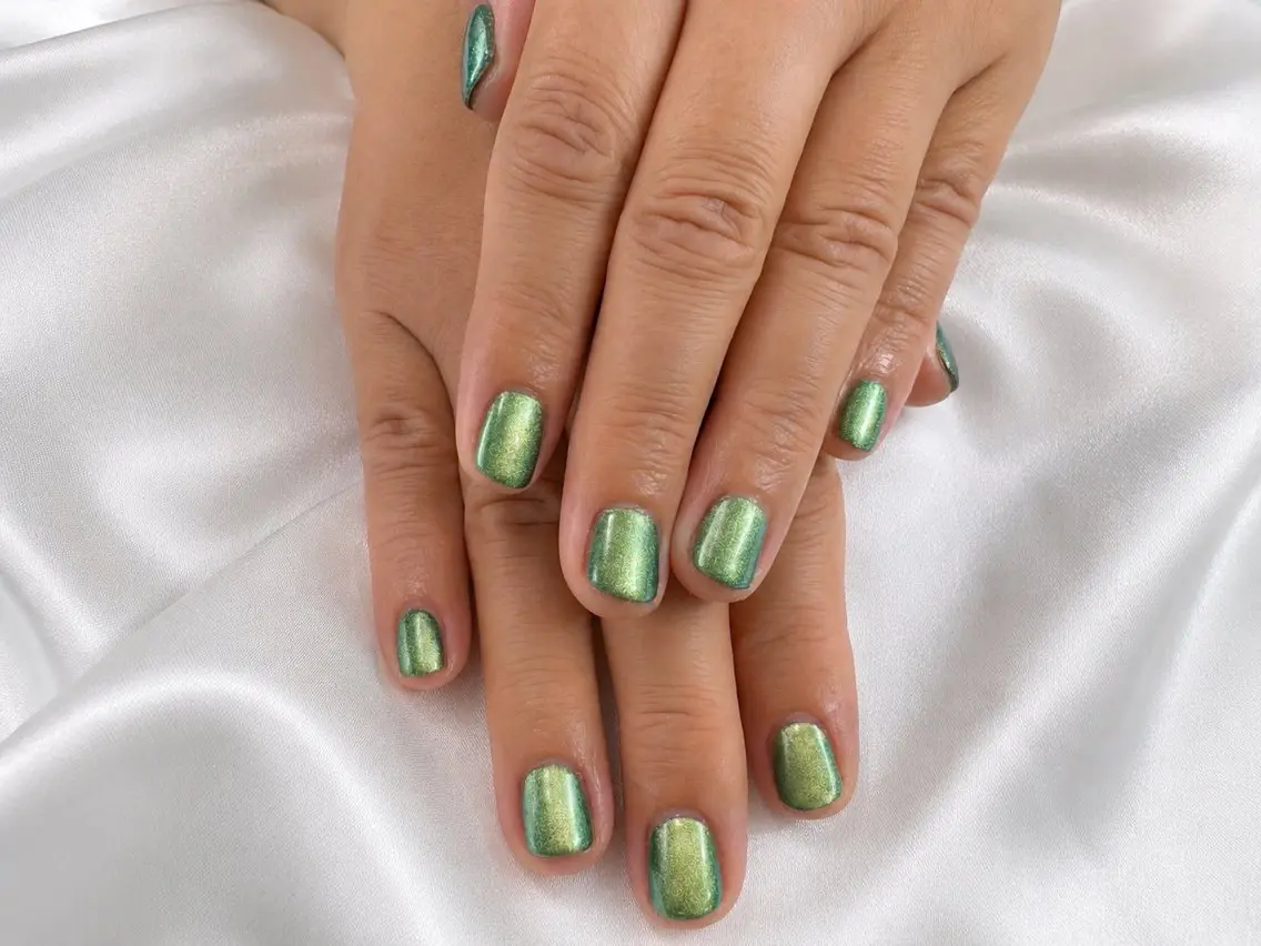 ネイル グリーン VI NAILのネイルデザイン
