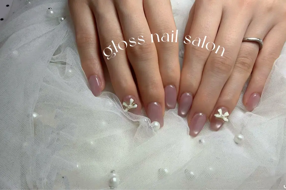 ネイル ハンドネイル ゆり🌷 gloss nailのネイルデザイン