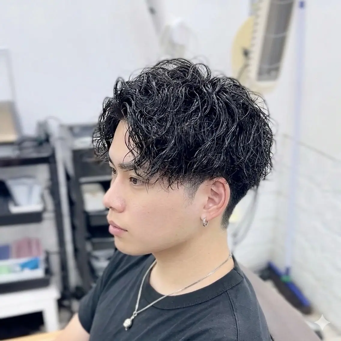 👑メンズ大人気👑カット×縦落ちツイストスパイラルの写真