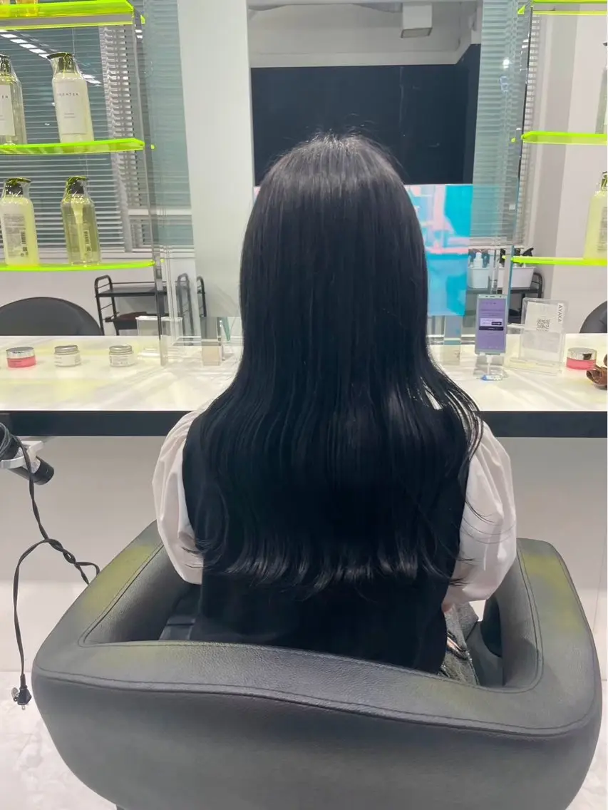 ロング カラー ヘアアレンジ 【韓国風艶髪】 金山　律🐈‍⬛のヘアスタイル