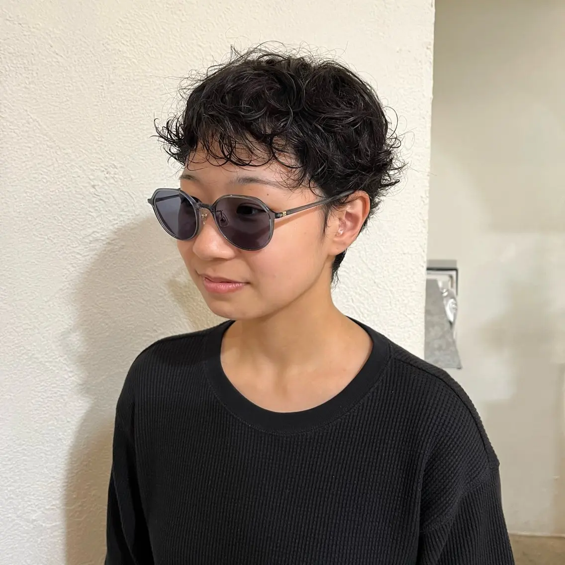 ショート パーマ ショートヘア 縮毛矯正 パ ルのヘアスタイル
