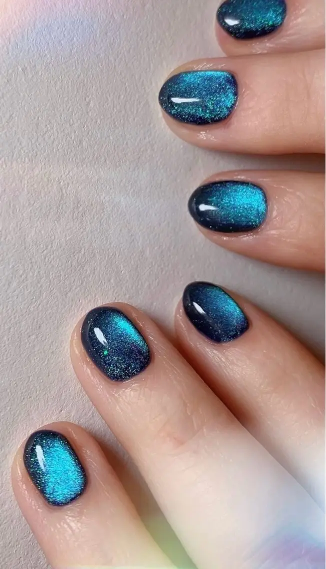 (オフ無し、ケヤ込み💥)マグネット🧲ネイル💅の写真