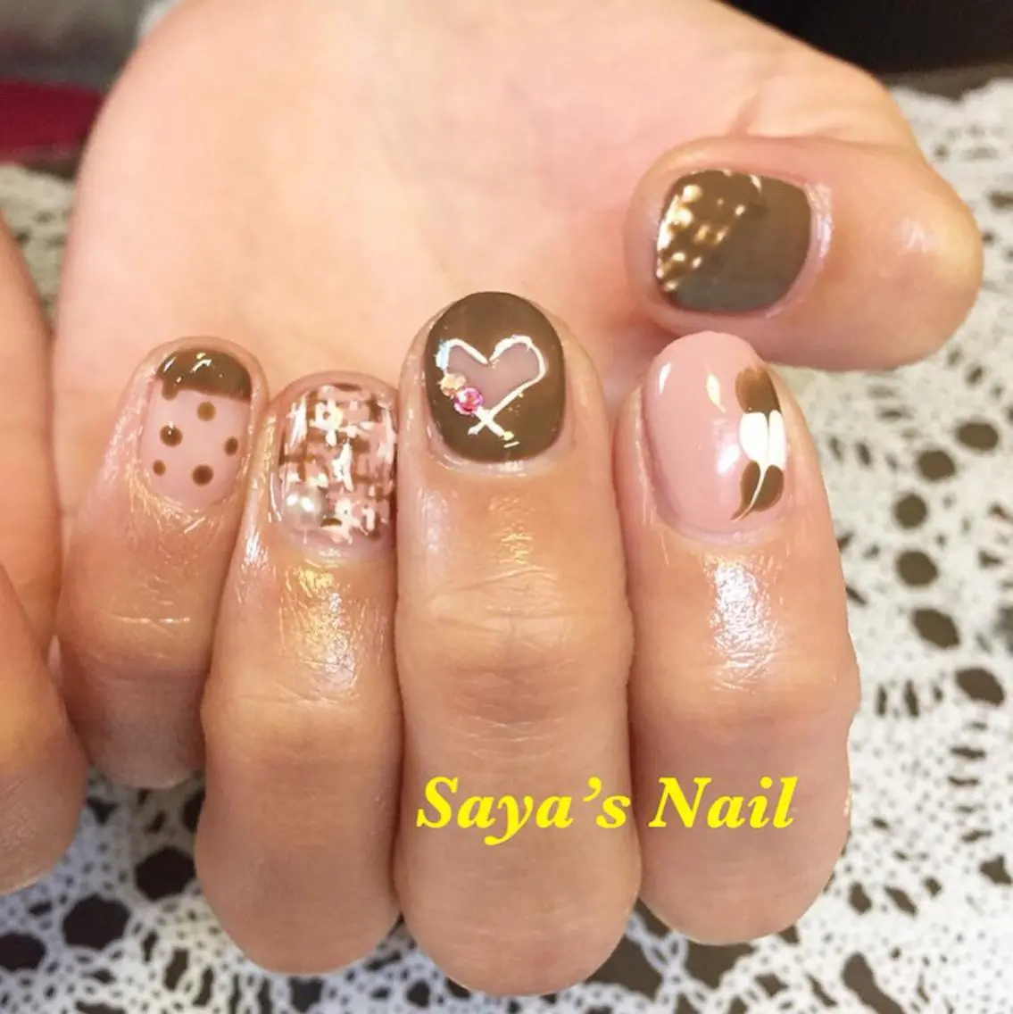 ネイル バレンタイン SantéNail SAYAKAのネイルデザイン