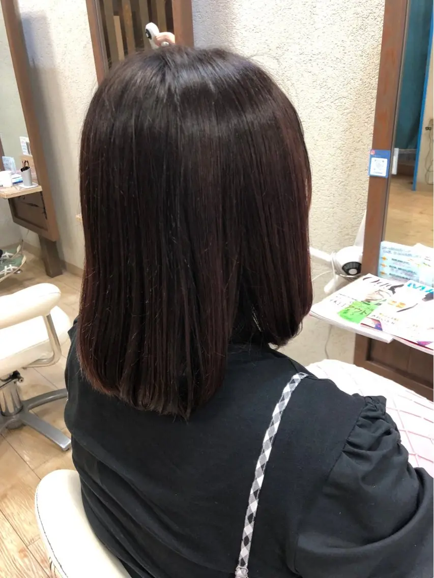カラー 吉元 結衣佳のヘアスタイル