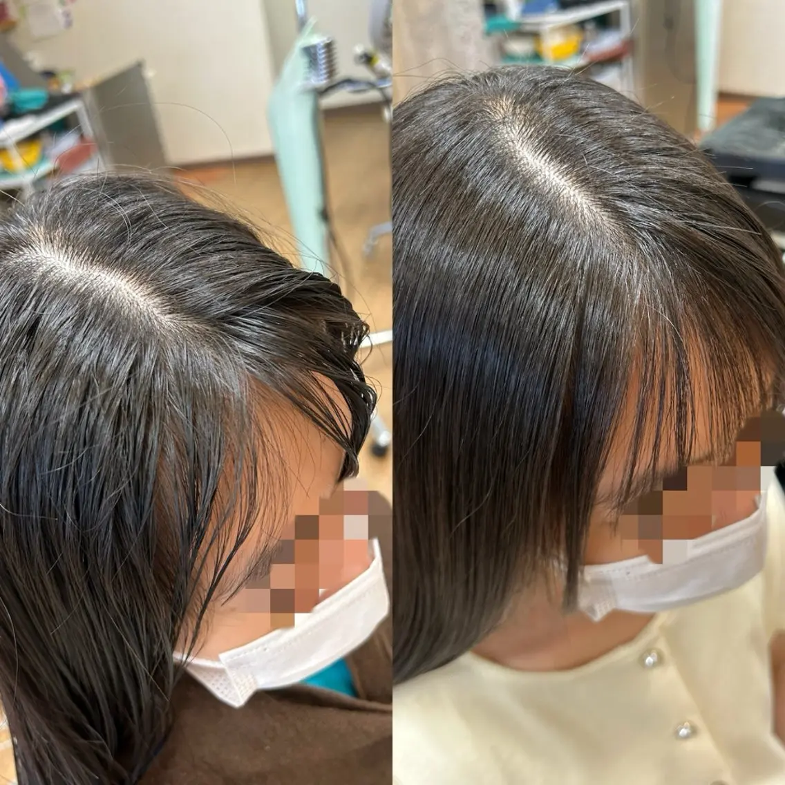 ロング 神谷 千明のヘアスタイル
