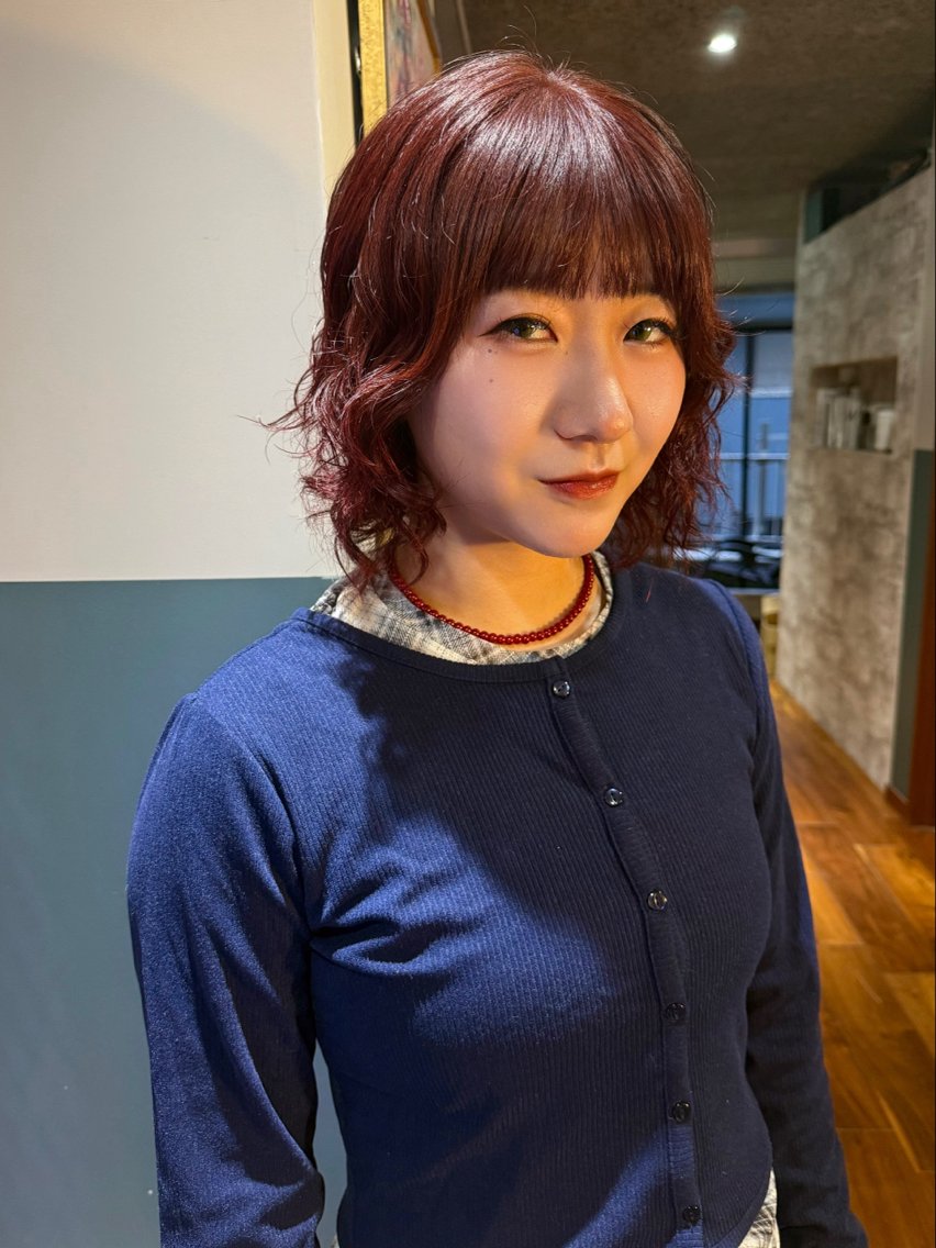 ショート カラー パーマ カット ヘアカラー パーマ トリートメント mai / linoah˚✧のヘアスタイル