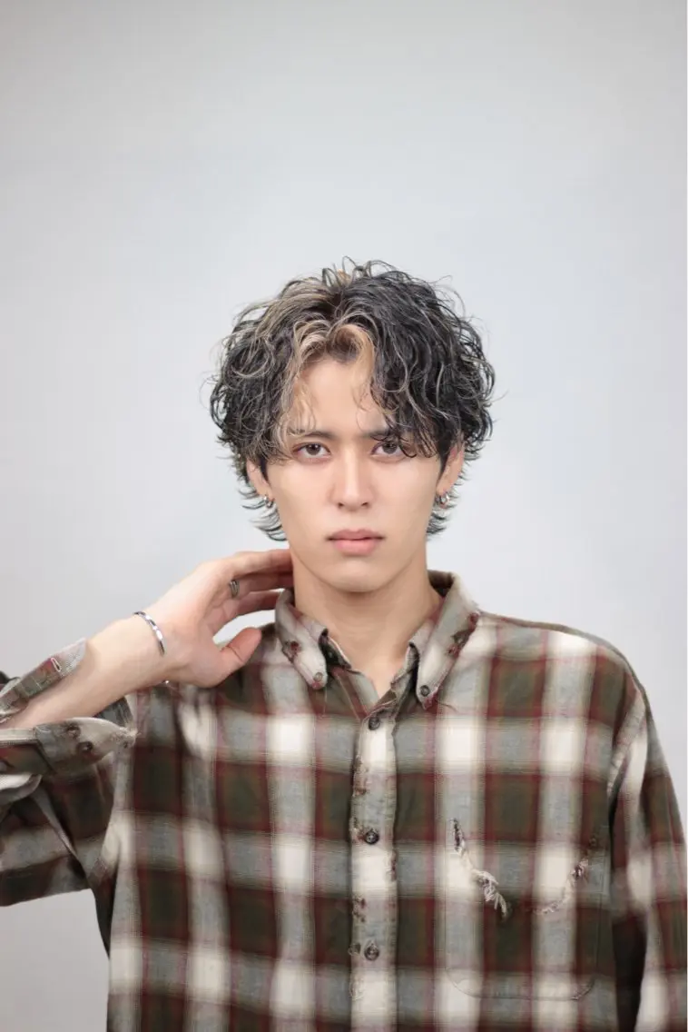 ショート カラー パーマ メンズ キッズ カット パーマ トリートメント ヘアセット 🔥パーマ特化🔥 優馬のヘアスタイル
