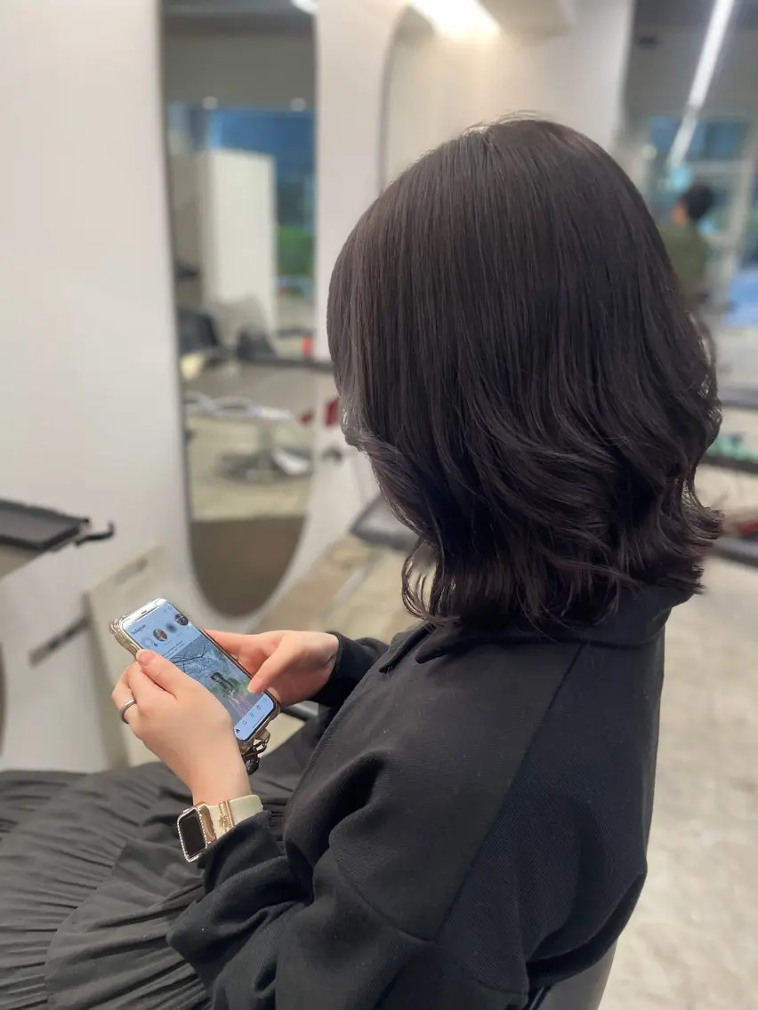 ミディアム 🤍ショート 🤍NANAMI🤍のヘアスタイル