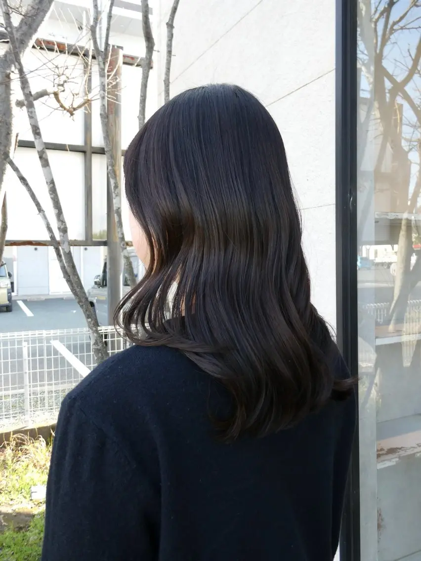 ★レディースカット(ボブ~ロング)+酸性ストレート+カラーの写真