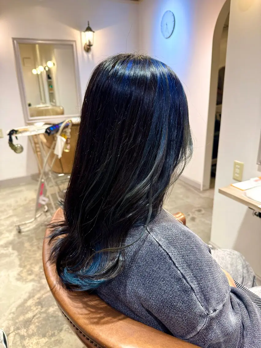 ロング カット ヘアカラー 髪質改善／似合わせ ／芝　圭佑のヘアスタイル