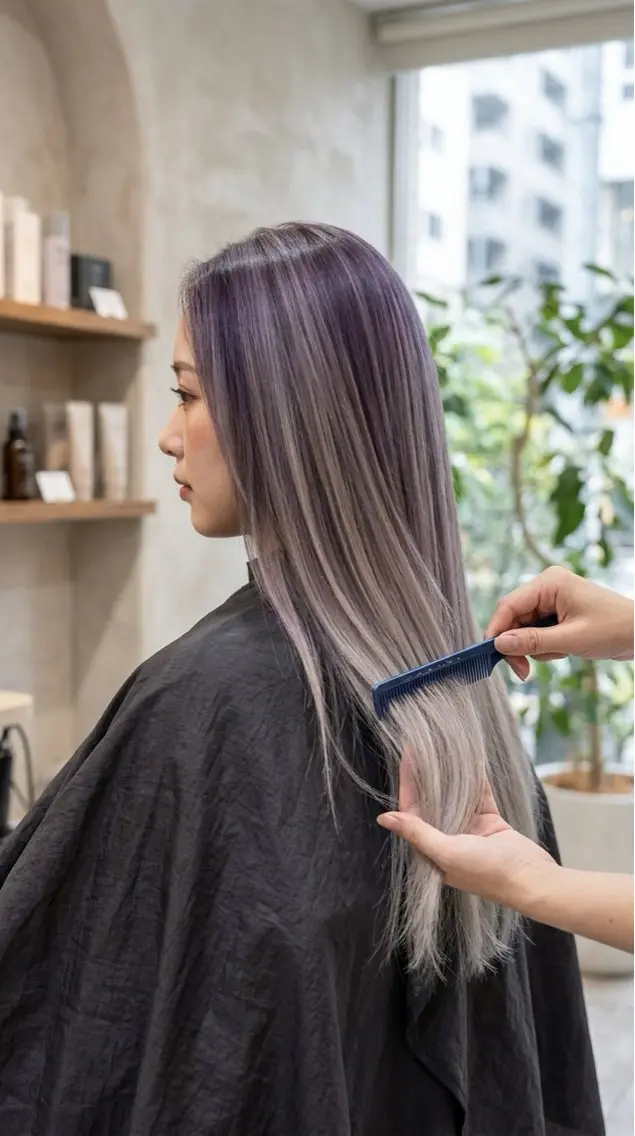 ロング カラー 水 川のヘアスタイル