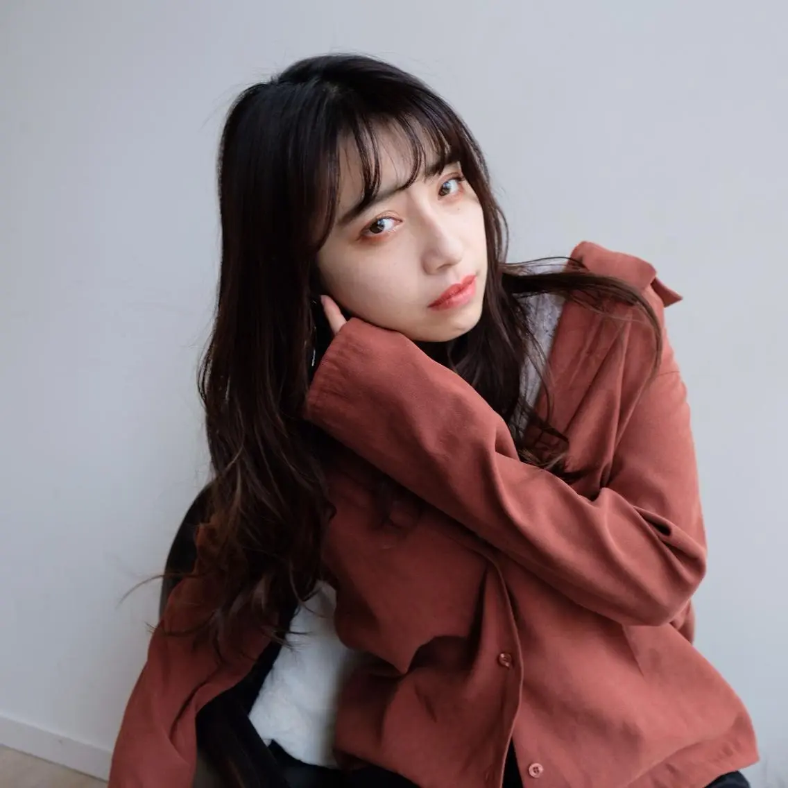 ロング カラー パーマ シースルーバング 大人可愛いHair ❤︎Ayakoのヘアスタイル