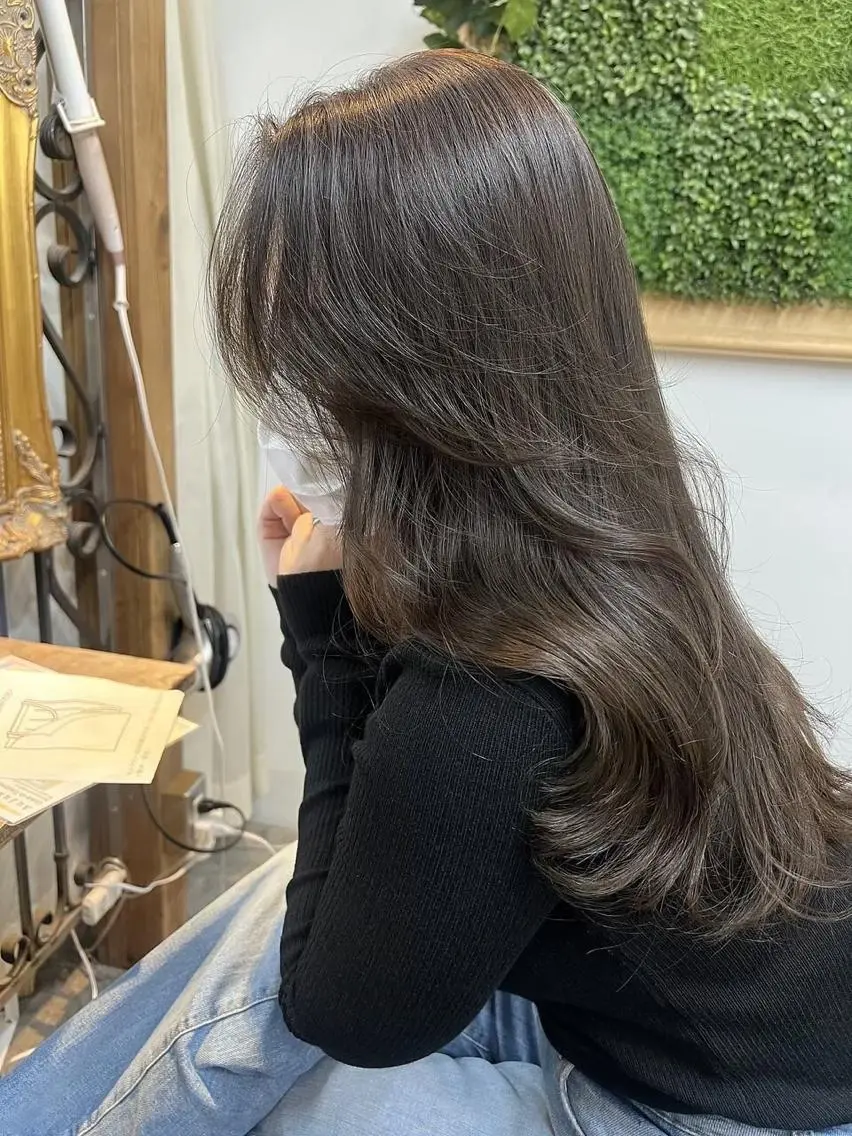 🌟期間限定🌟カット+カラー + 炭酸泉𓂃🫧の写真