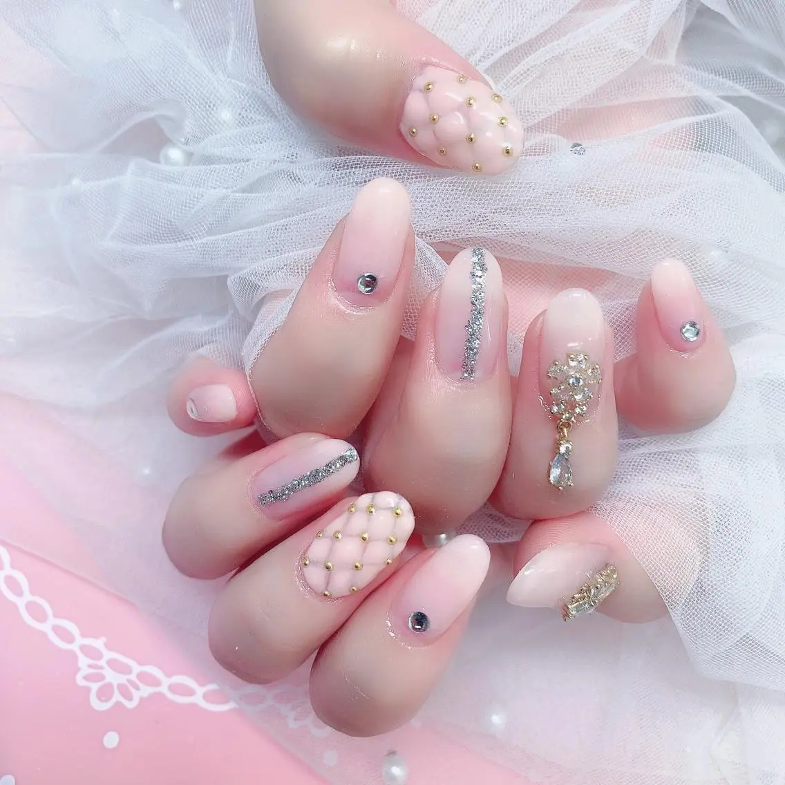 ネイル 長さ出し ネイルチップ Nail Salon kihi大塚店のネイルデザイン