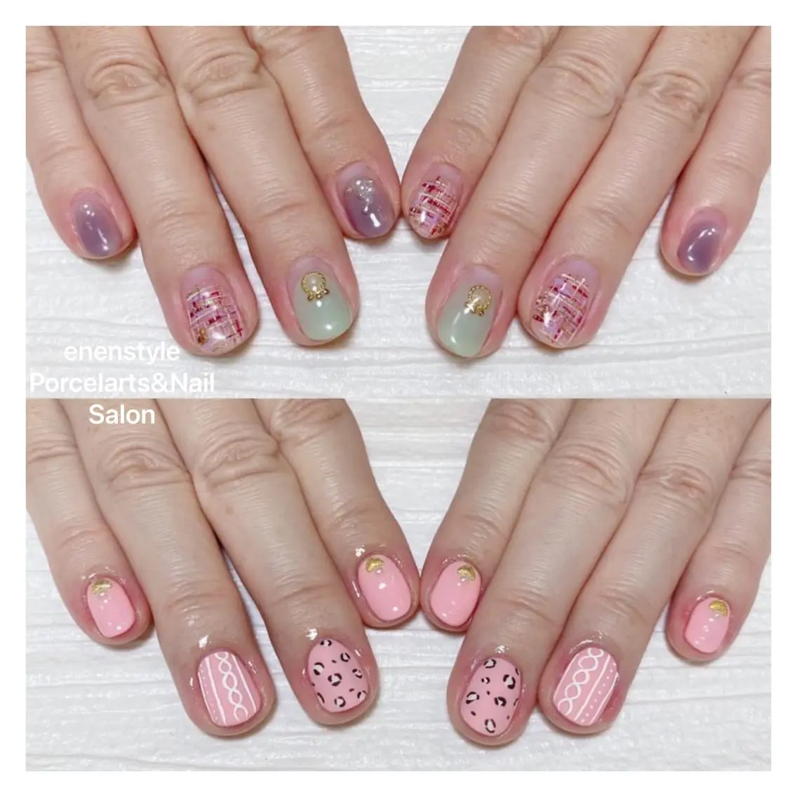 ショート ネイル 🐾enen style 🐾のネイルデザイン