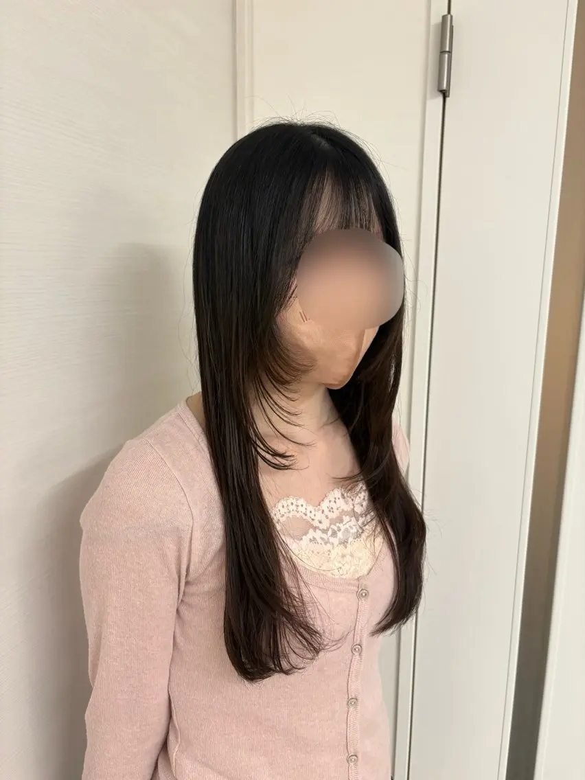 ロング レイヤーカット 奥山 歩のヘアスタイル