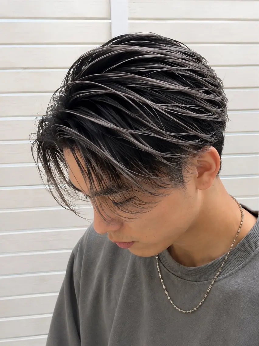 ショート カラー メンズ カット ヘアカラー 美容師兼アイリスト/ Anche/片岡のヘアスタイル