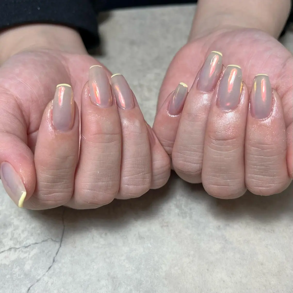 ネイル ミラーネイル ハンドネイル vegh. nail/阿波座のネイルデザイン