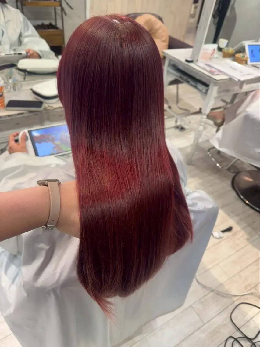 透明感✨️ワンカラー⚠︎︎ブリーチなし【カラーモデル様募集中🎀】の写真